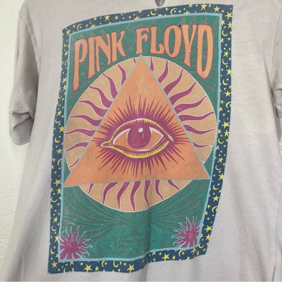 Daydreamer  Pink Floyd Poster Weekend  Tee shirt XS  Gray music Band Distressed - Picture 3 of 14